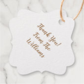 Étiquette-cadeau Baby shower Cowboy (Dos)