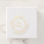 Étiquette-cadeau Baies d'hiver Golden Foil (Avec boite)