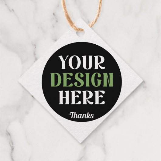 Étiquette-cadeau baiser personnalisé, unique, élégant et minimalist (Dos)