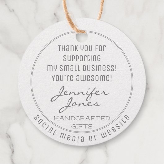 Étiquette-cadeau Balise cadeau Chic Luggage Foil Modèle Petite entr (Dos)