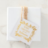 Étiquette-cadeau Balise cadeau de Noël Holly Berry Tree (Avec boite)