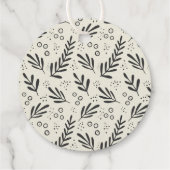 Étiquette-cadeau Balise cadeau de Noël Joyeux Y'all Foliage Foil (Dos)