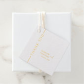 Étiquette-cadeau Balise de préférence Foil mariage (Avec boite)