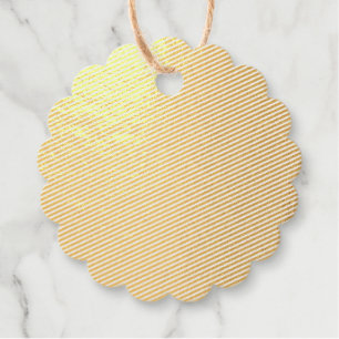 Étiquette-cadeau Balise Foil Favor