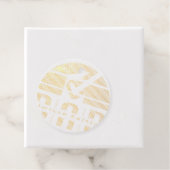 Étiquette-cadeau Balise Foil Favor (Avec boite)
