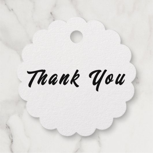 Étiquette-cadeau Balise Foil Favor (Dos)