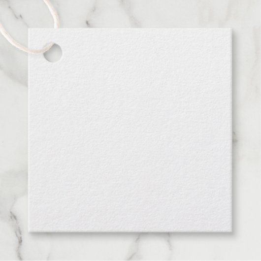 Étiquette-cadeau Balise Foil Favor (Devant)