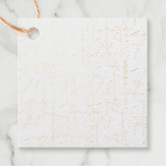 Étiquette-cadeau Balise Foil Favor (Devant)