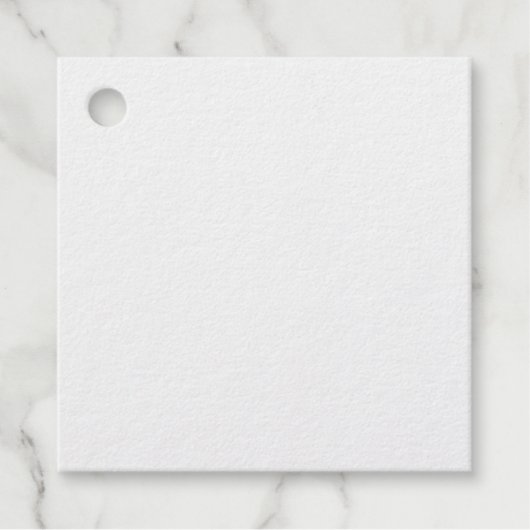 Étiquette-cadeau Balise Foil Favor (Devant)