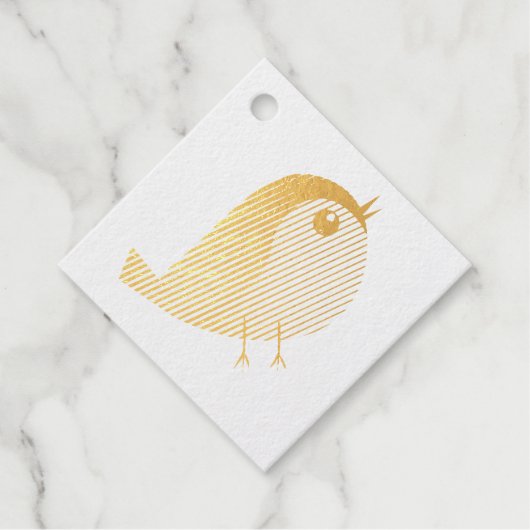 Étiquette-cadeau Balise Foil Favor (Devant)