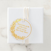 Étiquette-cadeau Balise Foil Favor de la saison des fêtes (Avec boite)