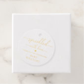 Étiquette-cadeau Balise Foil Foil Favor Parsemée D'Amour (Avec boite)