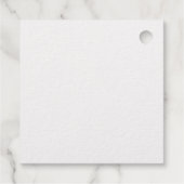 Étiquette-cadeau Balises de préférence mariage Real Gold Foil (Dos)