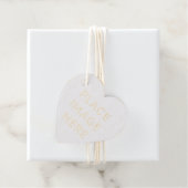 Étiquette-cadeau Balises de préférence pour le coeur (Avec boite)