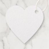 Étiquette-cadeau Balises de préférence pour le coeur (Dos)