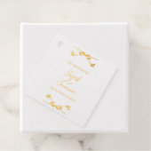 Étiquette-cadeau Balises Foil Foil Personnalisées mariage (Avec boite)