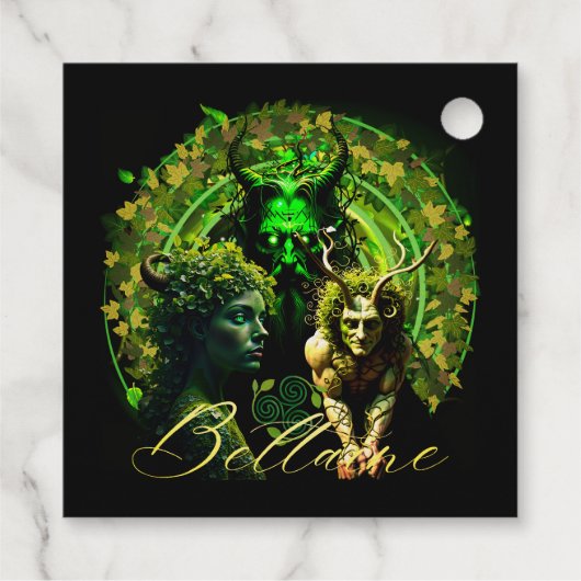 Étiquette-cadeau Beltaine (Dos)