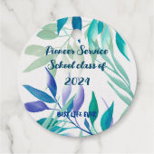 Étiquette-cadeau Best Life Ever - Pioneer School class of 2024 (Dos)