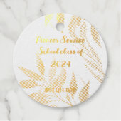 Étiquette-cadeau Best Life Ever - Pioneer School class of 2024 (Devant)