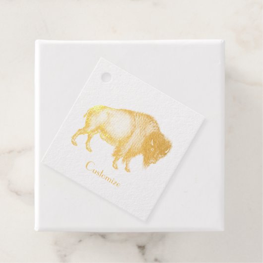 Étiquette-cadeau Big Bison Buffalo Thunder-Cove (Avec boite)