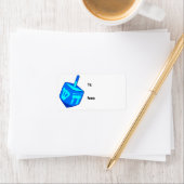 Étiquette cadeau Big Dreidel (En situation)