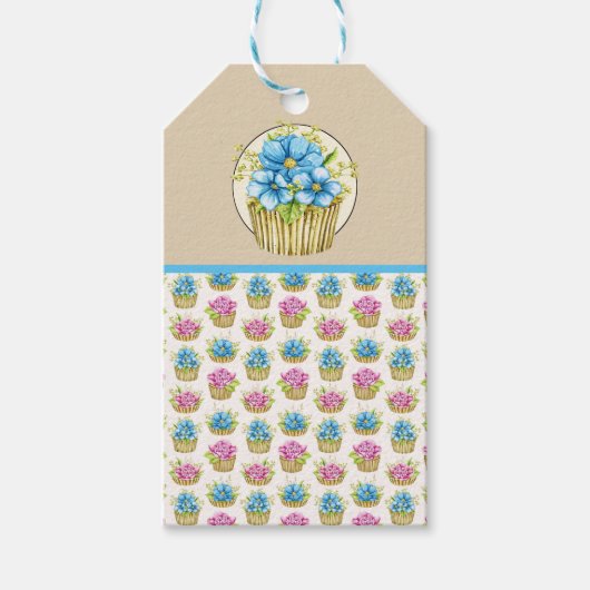 Étiquette Cadeau "Blooming Pretty" (Devant)