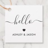 Étiquette Cadeau Bonjour, Toutes les étiquettes Ca (Devant)