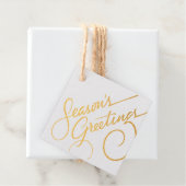 Étiquette-cadeau Bonnes Fêtes (Avec boite)