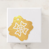 Étiquette-cadeau Boucles de noeuds Celtiques irlandais entrelacées  (Avec boite)