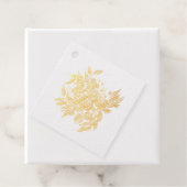 Étiquette-cadeau Bouquet de rose (Avec boite)