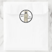 Étiquette cadeau bouteille de vin (Sac)