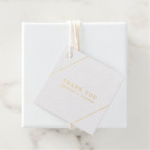 Étiquette-cadeau Bridget Mariage moderne géométrique (Avec boite)