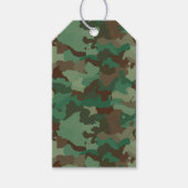 étiquette cadeau camouflage militaire (Devant)
