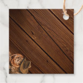 Étiquette-cadeau Casquette occidental et design Lasso pour vos (Dos)