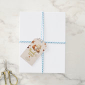 Étiquette cadeau Citrouille d'automne (Avec de laficelle)