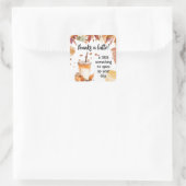 Étiquette cadeau Citrouille d'automne Merci de fêt (Sac)