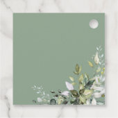 Étiquette cadeau Citrouille de verdure Fête des ma (Dos)