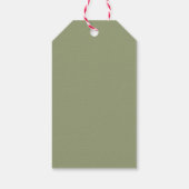 Étiquette cadeau Citrouille de verdure Fête des ma (Dos)