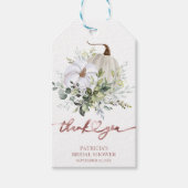 Étiquette cadeau Citrouille de verdure Fête des ma (Devant)