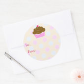 Étiquette cadeau Cloud Cupcake (Enveloppe)