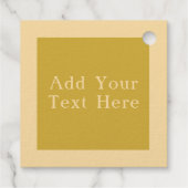 Étiquette-cadeau Cœur floral élégant (Dos)