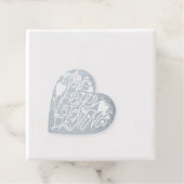 Étiquette-cadeau Coeur "Heureuse Sainte-Valentin" (Avec boite)