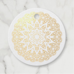 Étiquette-cadeau Colorez votre propre MANDALA - do-it-yourself Colo