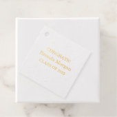 Étiquette-cadeau Congrats de fin d'études uniques (Avec boite)