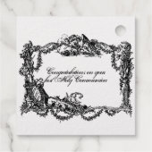 Étiquette-cadeau Congratulations on your first holy communion (Dos)