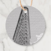 Étiquette-cadeau Construction de Flatiron (Dos)