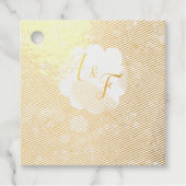 Étiquette-cadeau Cosmos Wilderness Fleurs Fleurs Sauvages serviette (Devant)