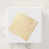 Étiquette-cadeau Coups de pinceau fuchsia et rose tendre Merci (Avec boite)