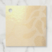 Étiquette-cadeau Coups de pinceau fuchsia et rose tendre Merci (Devant)