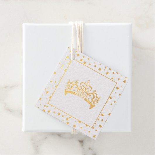 Étiquette-cadeau Couronne (Avec boite)